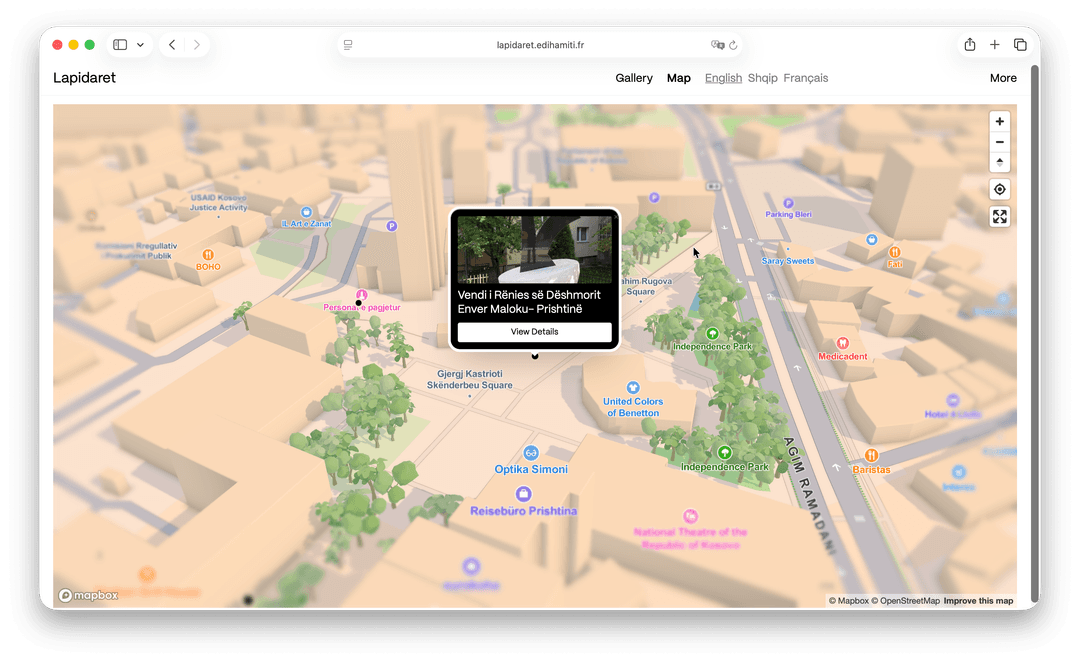 Screenshot representing Lapidaret