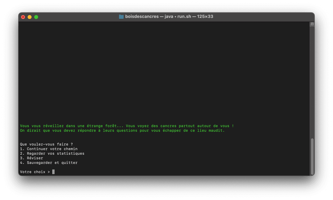 Screenshot representing Le Bois Des Cancres